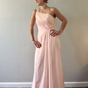 Pearl Pink Azazie "Carissa" Bridesmaid Dress Sz 4